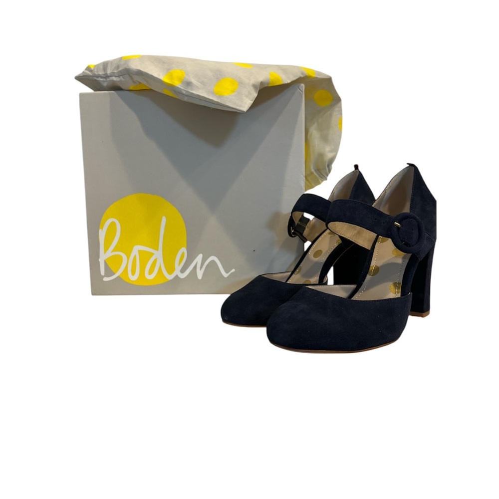 Elegant Boden, Navy Women's Heels, size 7.5